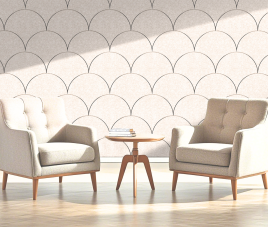 OPPIO Viltpaneel Beige - SCHRUB - 60x280 cm - Brandvertragend & Geluiddempend