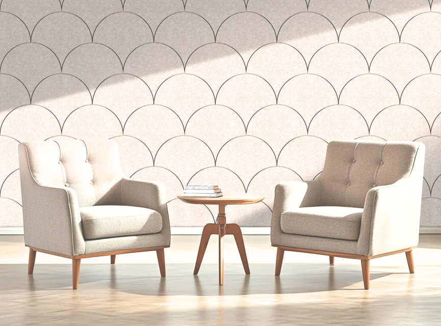 OPPIO Viltpaneel Beige - SCHRUB - 60x280 cm - Brandvertragend & Geluiddempend