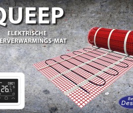 Queep elektrische vloerverwarmings-mat 1 m2