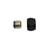 Nero-Luxe eurokonus koppeling Cv buis 15 mm 3/4 Mat-Zwart