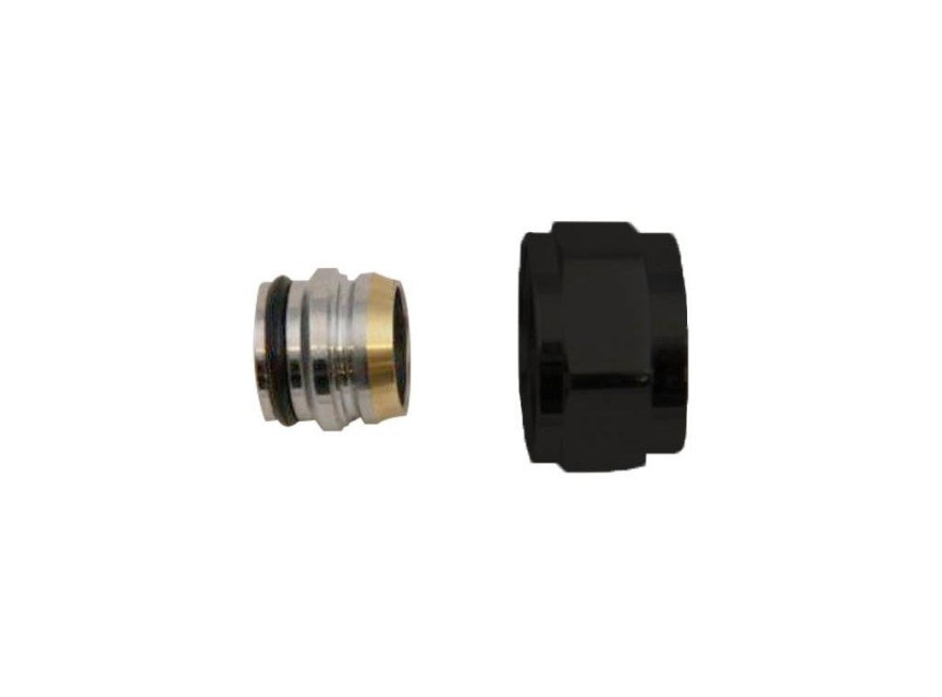Nero-Luxe eurokonus koppeling Cv buis 15 mm 3/4 Mat-Zwart