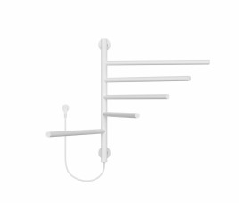 60x45 cm - Push & Pull elektrische handdoekradiator  Wit  (Ral 9016) - Dry Heating