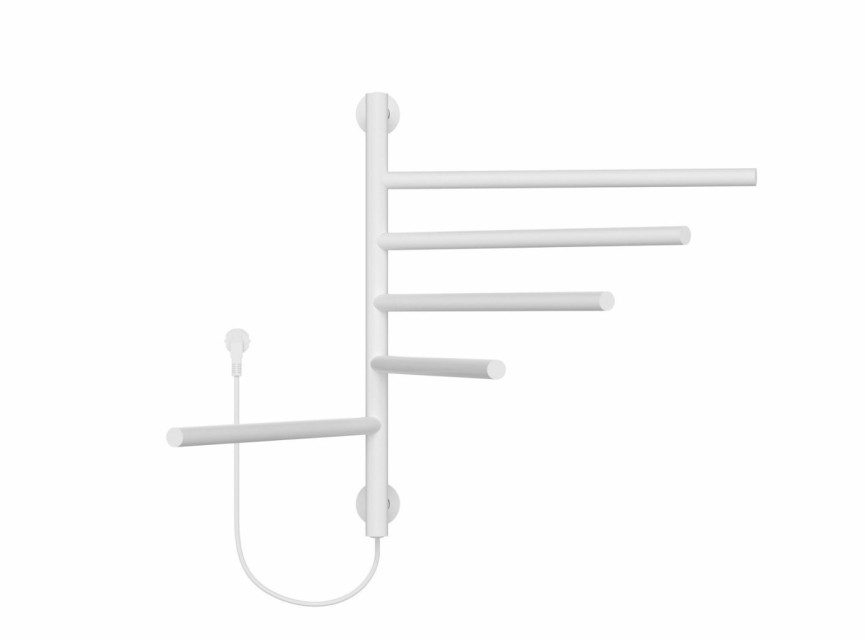 60x45 cm - Push & Pull elektrische handdoekradiator  Wit  (Ral 9016) - Dry Heating