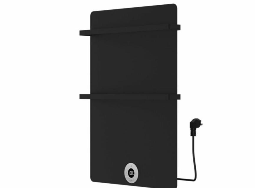 70x50 cm - E-panel elektrische radiator 300 Watt - Mat Zwart