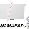 60x160 cm Type 22 - 3503 Watt - ECA Paneelradiator Compact 8 vlakke voorzijde - Wit (Ral 9016)