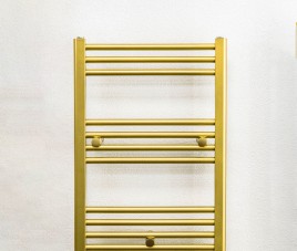 80x50 cm - 464 Watt - Oppio Handdoekradiator - Goud