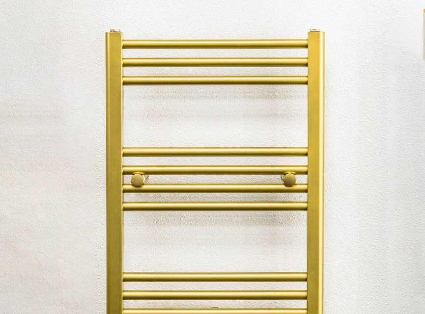 80x60 cm - 547 Watt - Oppio Handdoekradiator - Goud