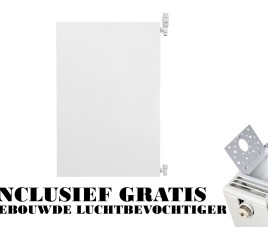 90x100 cm Type 22 - 2934 Watt - Oppio Paneelradiator Compact 6 vlakke voorzijde - Wit (Ral 9016)