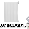 90x60 cm Type 22 - 1760 Watt - Oppio Paneelradiator Compact 6 vlakke voorzijde - Wit (Ral 9016)