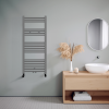 120x50 cm - 673 Watt - Oppio Handdoekradiator - Antraciet