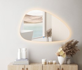 ARTSY - 60 CM ( Randloos ) Toilet / Badkamerspiegel met verlichting