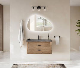 ARTSY - 100 CM ( Randloos ) Toilet / Badkamerspiegel met verlichting