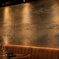 €98 PER PANEEL - 120x280x0,3 cm – Bronze Metallic PVC Wandpaneel MAT