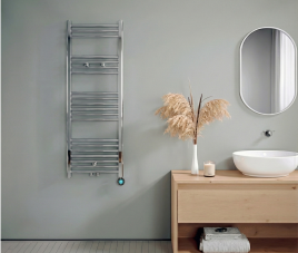 120x40 cm - Oppio ECO Digital elektrische handdoekradiator- Chroom