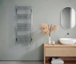 120x50 cm - 673 Watt - Oppio Handdoekradiator - Chroom