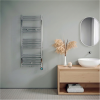 120x50 cm - Oppio ECO Digital Chroom elektrische handdoekradiator