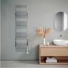 160x40 cm - Oppio ECO Digital Chroom elektrische handdoekradiator