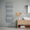 160x60 cm - Oppio ECO Digital Chroom elektrische handdoekradiator