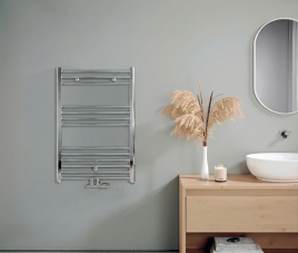 80x60 cm - 547 Watt - Oppio Handdoekradiator - Chroom
