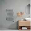 80x50 cm - Oppio ECO Digital Chroom  elektrische handdoekradiator