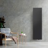 200x60 cm Type 22 - 3252 Watt - ECA Verticale radiator vlakke voorzijde - Mat Zwart (Ral 9005)