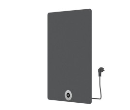 70x50 cm - E-panel elektrische radiator 300 Watt - Mat Antraciet / Beton-Grijs