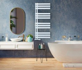 115x50 cm - 723 Watt - Oppio Elite Handdoekradiator - Wit (Ral 9016)