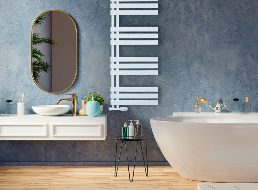 115x50 cm - 723 Watt - Oppio Elite Handdoekradiator - Wit (Ral 9016)