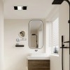COSMO make-up spiegel (CHROOM) Toilet / Badkamerspiegel met verlichting