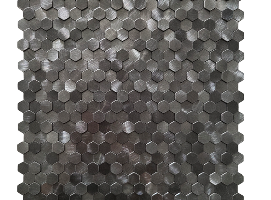 Oppio SHELL Tiles - Mother of PEARL HEXAGON wit - Zelfklevend Mozaiek 305x305x3.3mm