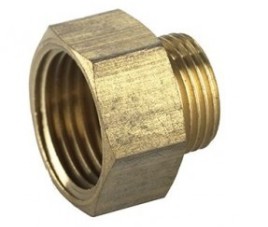 gasdraad neusstuk 1/2 inch x 3/8 inch