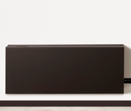 Jaga Strada Laag temperatuur radiator Wand H20 L50 Type 6, OffBlack Soft Touch