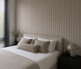 OPPIO Viltpaneel TAUPE - JAPANDI - 60x280 cm - Brandvertragend & Geluiddempend