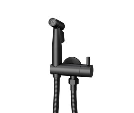 Luxe Knijp/Bidet Handdouche-set – Mat Zwart RVS 304