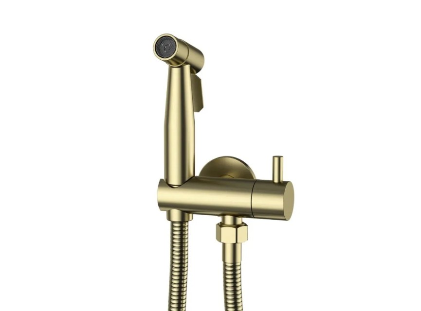 Luxe Knijp/Bidet Handdouche-set – Mat Goud RVS 304