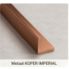 Oppio 120x280x0.8 cm - Metaal Wandpaneel KOPER IMPERIAL - MES EN GROEF