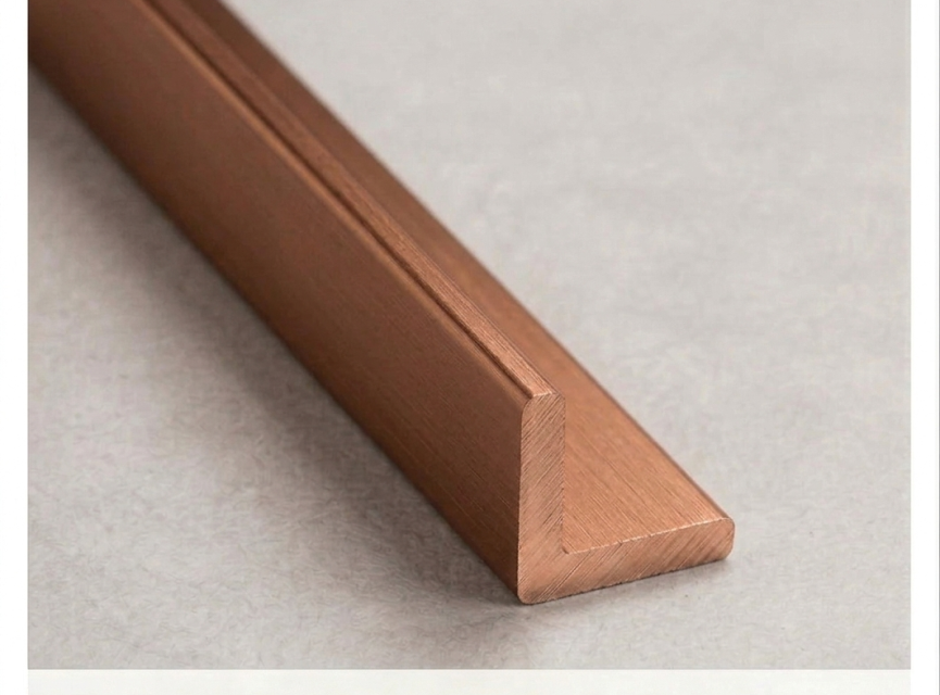 Oppio 120x280x0.8 cm - Metaal Wandpaneel KOPER IMPERIAL - MES EN GROEF