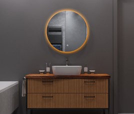 LUNA - 100 CM ( Randloos ) Badkamerspiegel met verlichting
