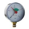 Watts Cv-manometer 63 A.1/4 4 bar+groen veld