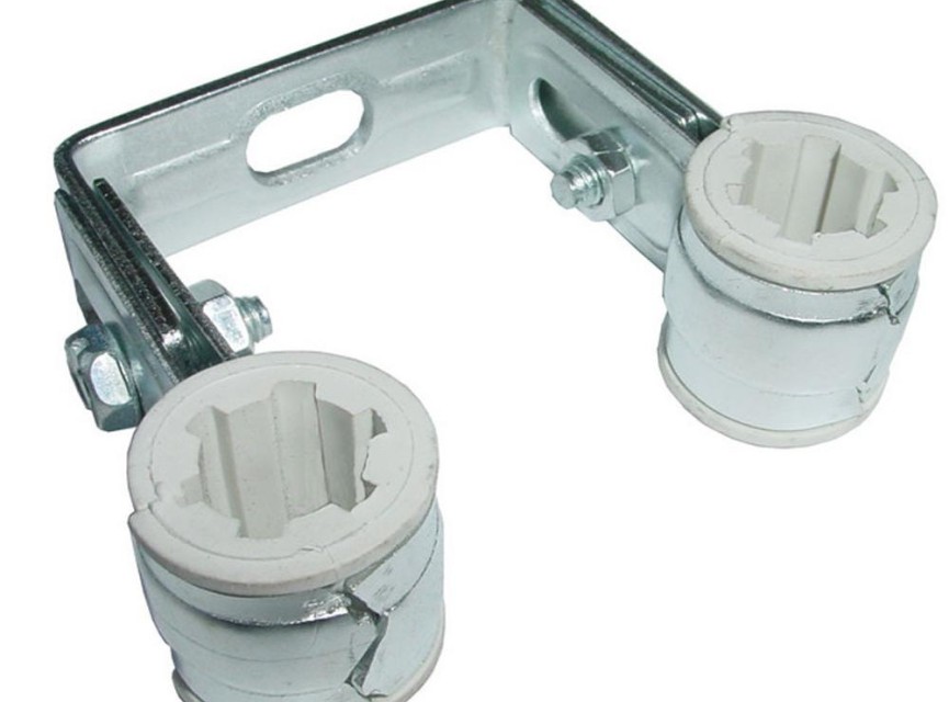 Cv-Beugel Dubbel Verz.+Inlage 22Mm