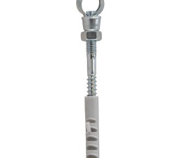 enkele muurbeugel + plug M-8 x15mm