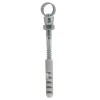 enkele muurbeugel + plug M-8 x12mm