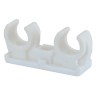 Dubbele Cv-klembeugel, plastic 12mm