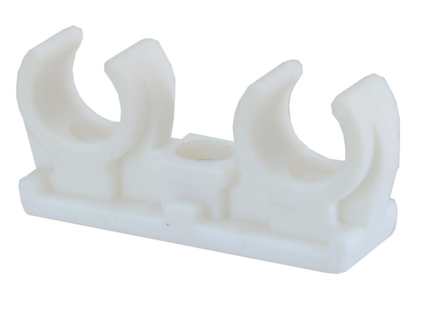 Dubbele Cv-klembeugel, plastic 12mm