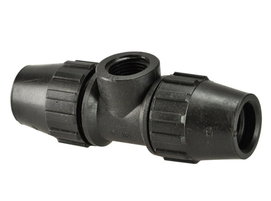 Tyleenkoppeling t-stuk 25x3/4x25