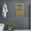 80x50 cm - Oppio On/ Off Mat Goud elektrische handdoekradiator