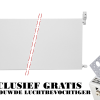 40x140 cm Type 22 - 2258 Watt - Oppio Paneelradiator Compact 6 vlakke voorzijde - Wit (Ral 9016)