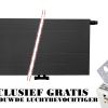 90x40 cm Type 22 - 1247 Watt - ECA Paneelradiator Compact 8 gegroefde voorzijde - Mat Zwart (Ral 9005)