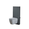 Inbouwreservoir met Grijs Glazen Voorpaneel en Touchless Sensorbediening