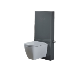 Inbouwreservoir met Grijs Glazen Voorpaneel en Touchless Sensorbediening